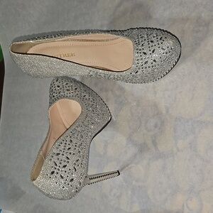 Women's Bigtree Rhinestone Fancy Dress-up Spiked Heels